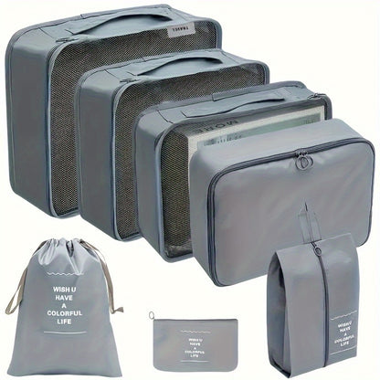 LUXEMAXI™ 7-PIECE TRAVEL STORAGE BAG SET – SMART PACKING MADE SIMPLE