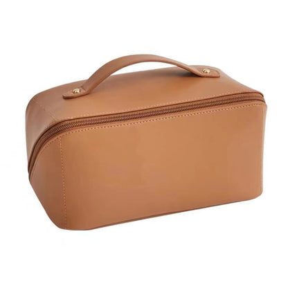 LUXEMAXI™ Large-Capacity PU Leather Makeup Bag – Your Travel Beauty Companion