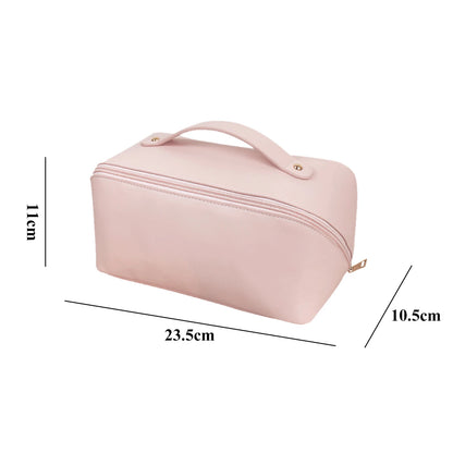 LUXEMAXI™ Large-Capacity PU Leather Makeup Bag – Your Travel Beauty Companion