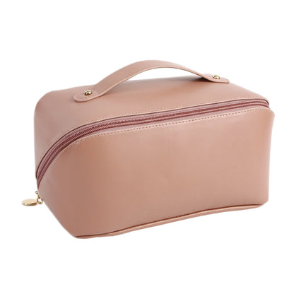 LUXEMAXI™ Large-Capacity PU Leather Makeup Bag – Your Travel Beauty Companion